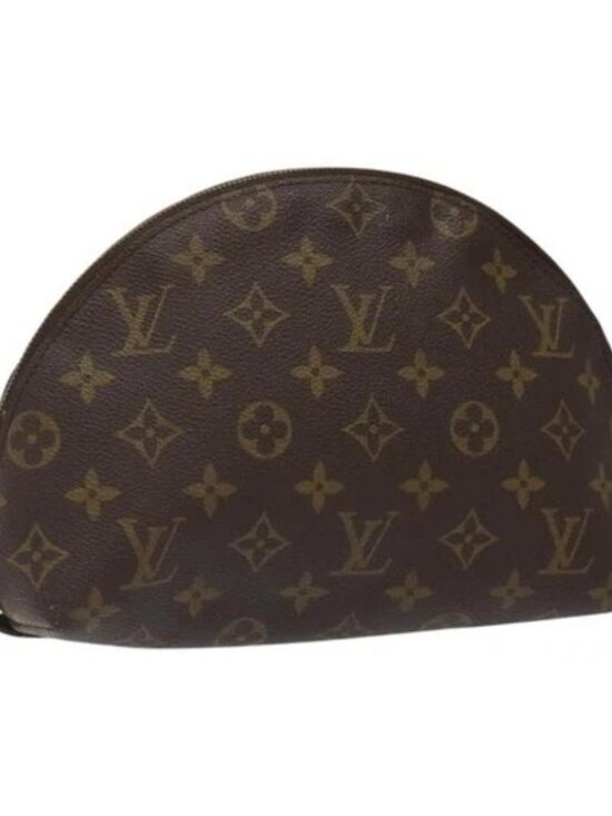 Louis Vuitton Handbags - LOUIS VUITTON Monogram Trousse Demi Ronde Cosmetic Pouch M47520 LV Auth BD1455